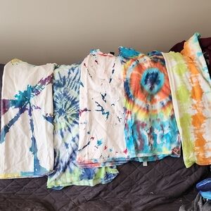 Gildan Kids Tie-Dye Short Sleeve Tees - Multicolor